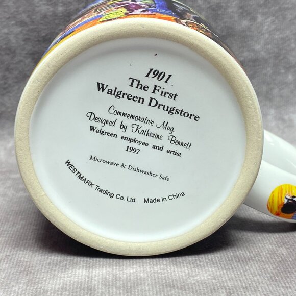 1901 First Walgreen Drugstore Commemorative Coffee Mug 1997 12oz - Picture 9 of 11